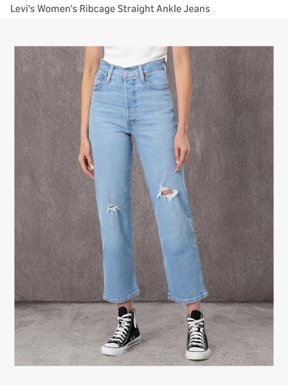 Levi's Women's Ribcage Straight Ankle Jeans
